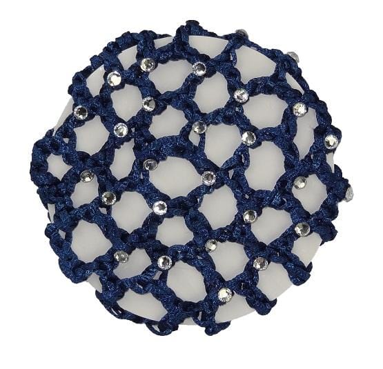 Hamag Hair Accessories Hair Net Hamag Diamante Encrusted Navy Blue (HA-DIA-NAVYBLU)