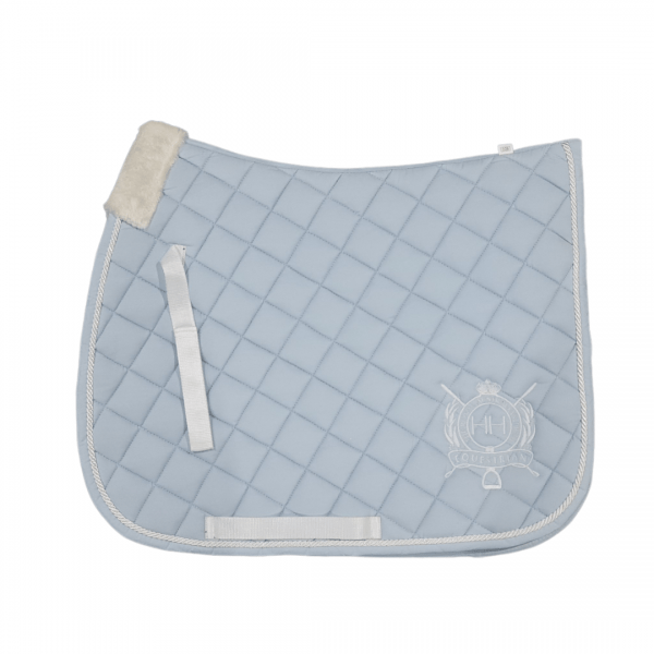 HH Equestrian English Saddle Pads HH Equestrian Ice Blue Saddle Pad