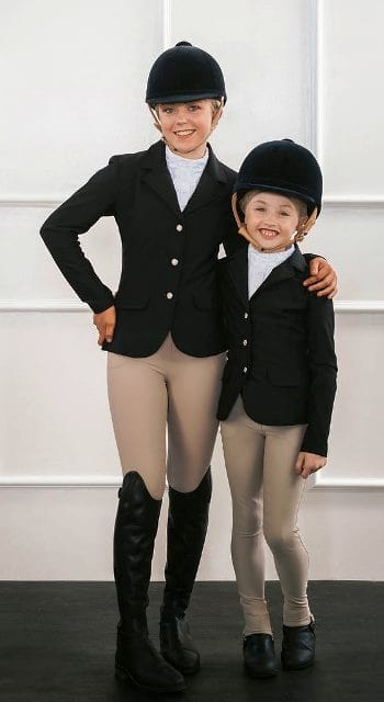 HH Equestrian Kids Jodhpurs & Breeches 6 Hampton & Harlow Equestrian Tights Kids Beige (HHKIDSTIGHTS)