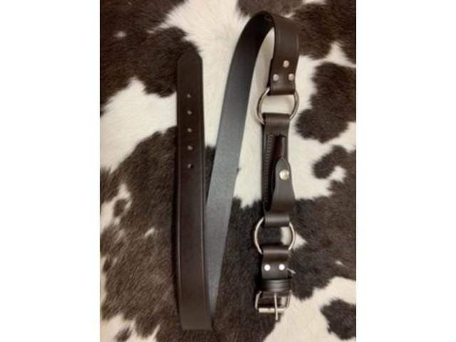 JCOE Mens Belts 32 / Brown Jcoe Ringer Belt with Pouch 108F (50mm rings)