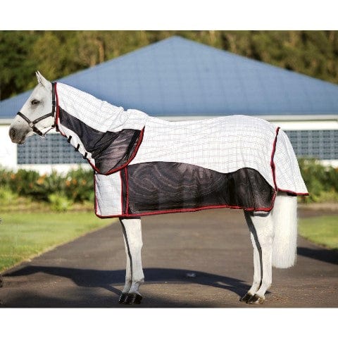 Kool Master Summer Horse Rugs 5ft0 / Red/Black/White KoolMaster Combo Air Max (RUG3650)