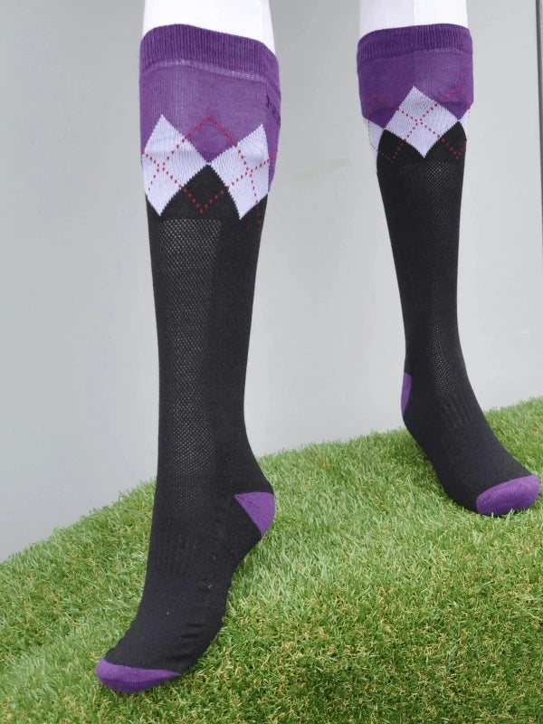 Peter Williams Socks 8-12 / Purple/Navy Peter Williams Kids Socks