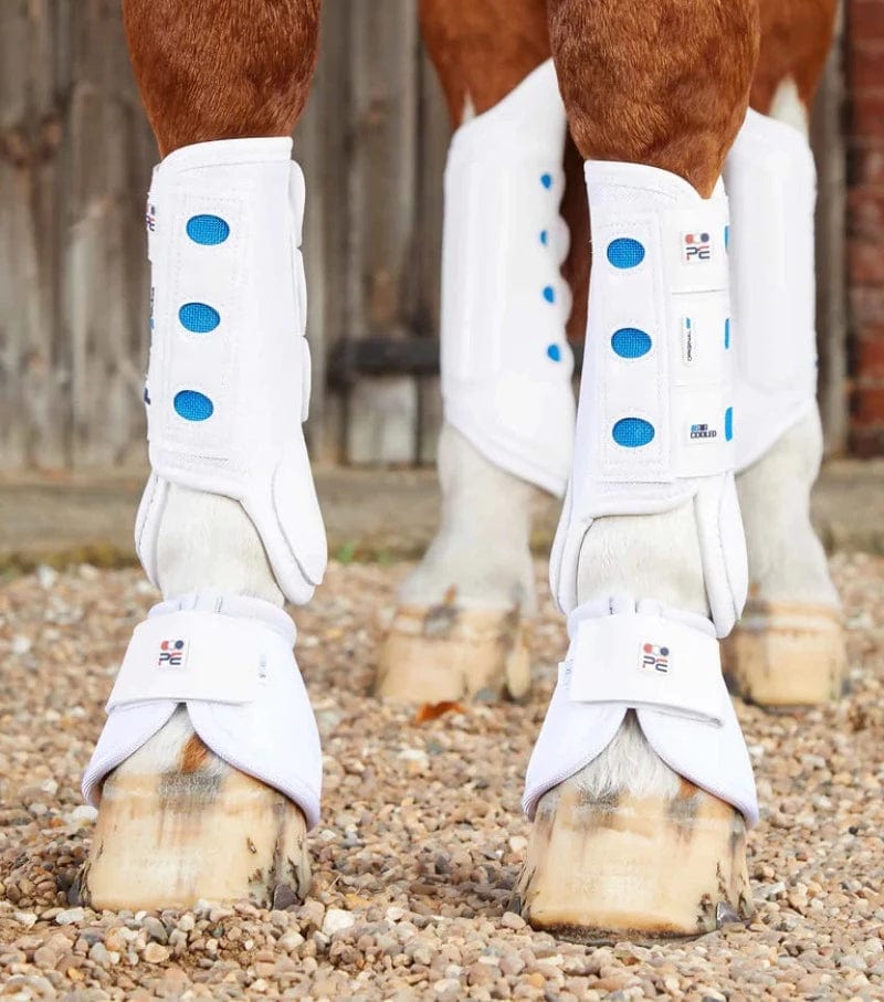 Premier Equine Horse Boots & Bandages M/Front / White Premier Equine AirCooled Eventing Boots