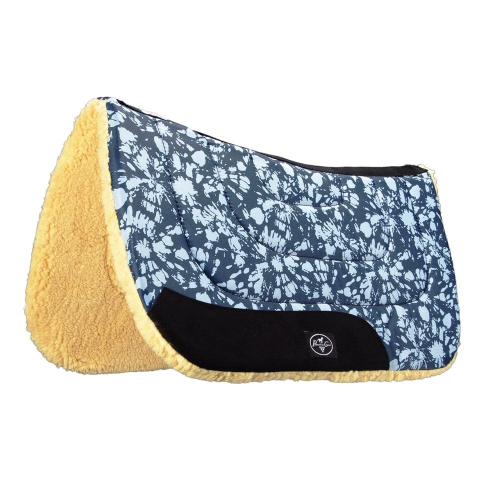 Professionals Choice Saddle Pads Western 31x32 / Bleach Dye Pro Choice PRC5975 Contoured Work Saddle Pad 31in x32in