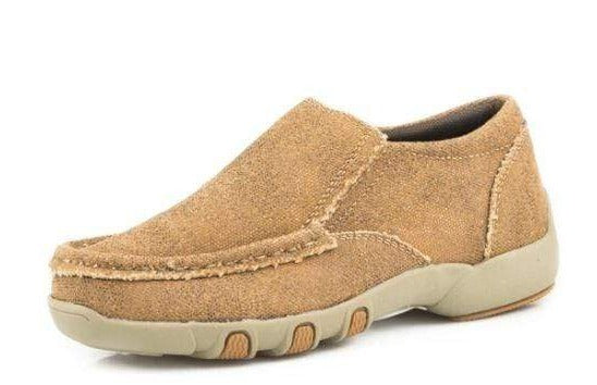 Roper Kids Boots & Shoes 1 Kids Roper Dougie Mocs Tan (09-018-1786-2085)