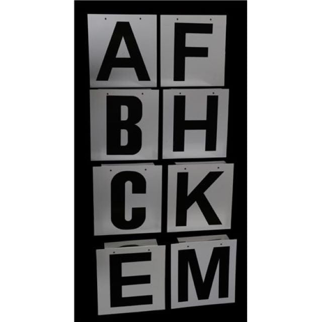 Saddlery Trading Company Arena Over Fence Dressage Letter Set-(Set of 8)