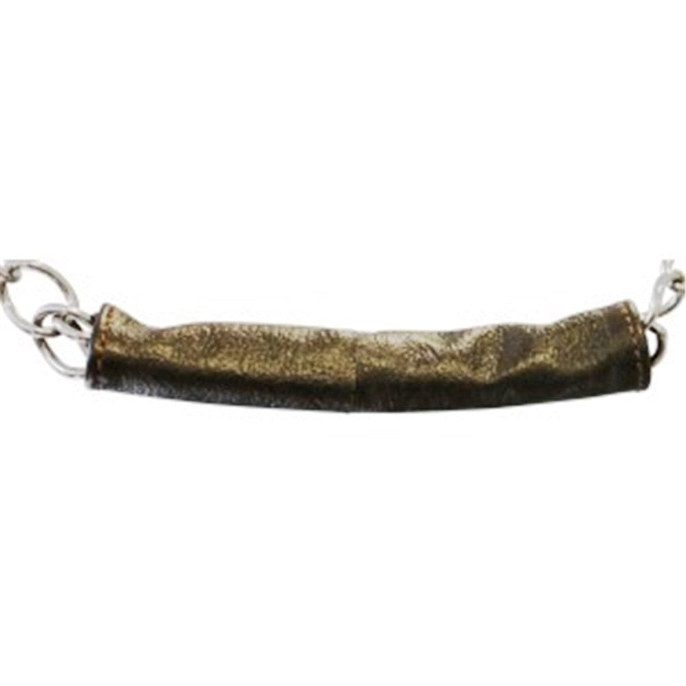 Saddlery Trading Company Bits Brown Closed Curb Chain Guard Black (BIT8640)