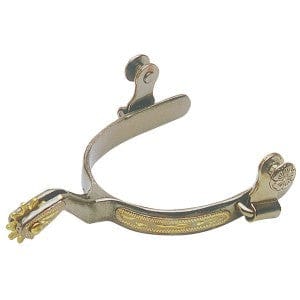 Saddlery Trading Company Spurs STC Midnight Silver Roping Spurs (SPS2340)