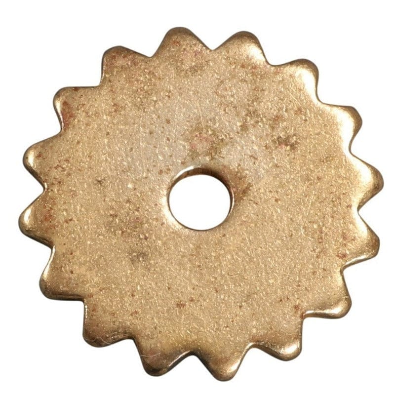 Saddlery Trading Hardware Brass Spur Rowels 16 Point Rounded (SPS3008)