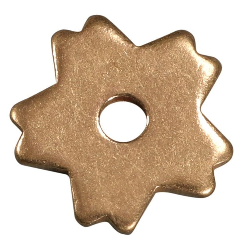 Saddlery Trading Spurs 1in / Brass Brass Spur Rowel 5 Star Split Ends Rounded 1in (SPS3012)