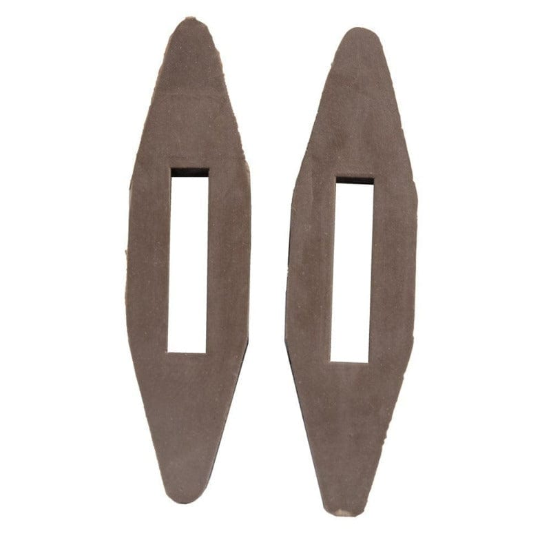 Saddlerytrading Bridle Accessories Brown Rubber Rein Stoppers pair