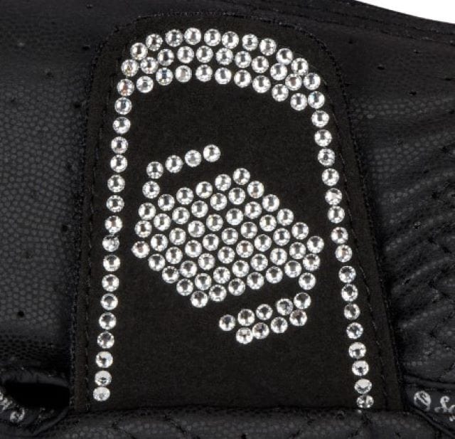 Samshield Gloves Samshield V-Skin Hunter Gloves with Swarovski (SSVSKINGLOVESBLKCRY)