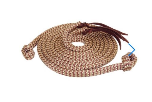 Toowoomba Saddlery Reins Beige/Brown TS PRO Series Rope Reins w/ Loop Ends