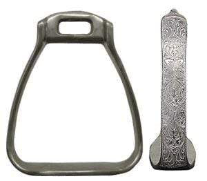 THS Aluminium Engraved Oxbows (023124) - Gympie Saddleworld & Country Clothing