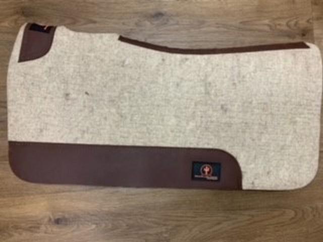 Toprail Western Saddlepads 1in / Grey Toprail Smooth Like Cactus Saddlepad SLC-4015