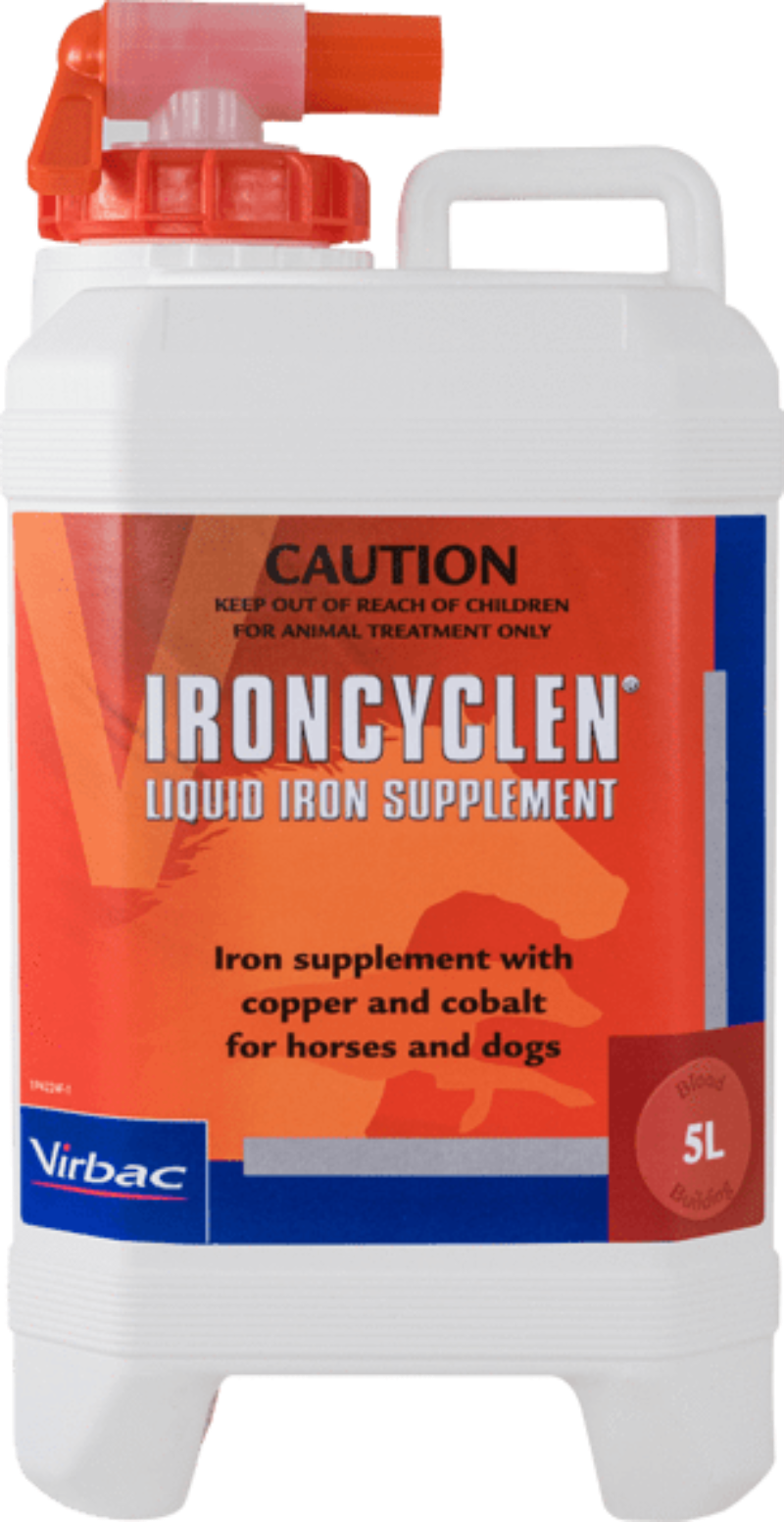 Virbac Ironcyclen 5L - Gympie Saddleworld & Country Clothing
