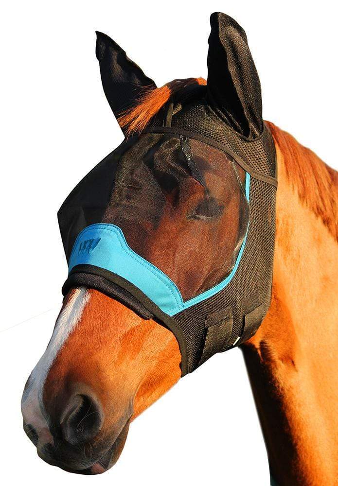 Woof Wear Fly Masks & Bonnets M / Black Woof Wear Flymask UV with Ears