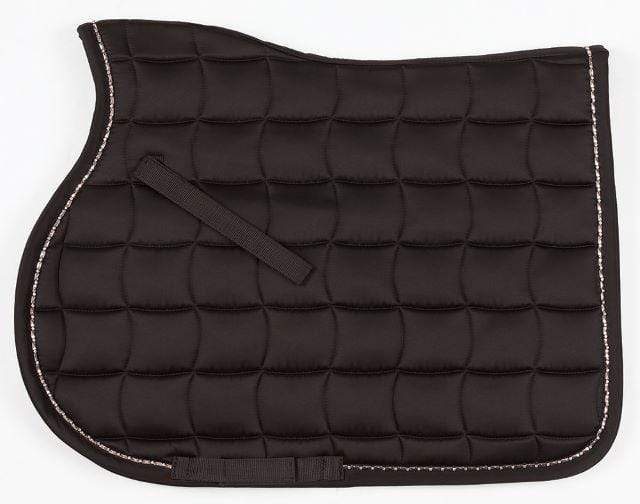 Zilco English Saddle Pads Black Zilco Bracelet Trim All Purpose Saddle Pad
