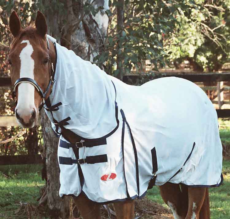 Zilco Summer Horse Rugs 5ft0 / White/Navy Zilco Aircon Mesh Combo White