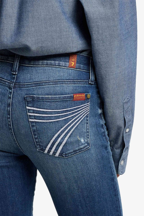 For All Mankind Jeans Womens Dojo Mid Rise Flare