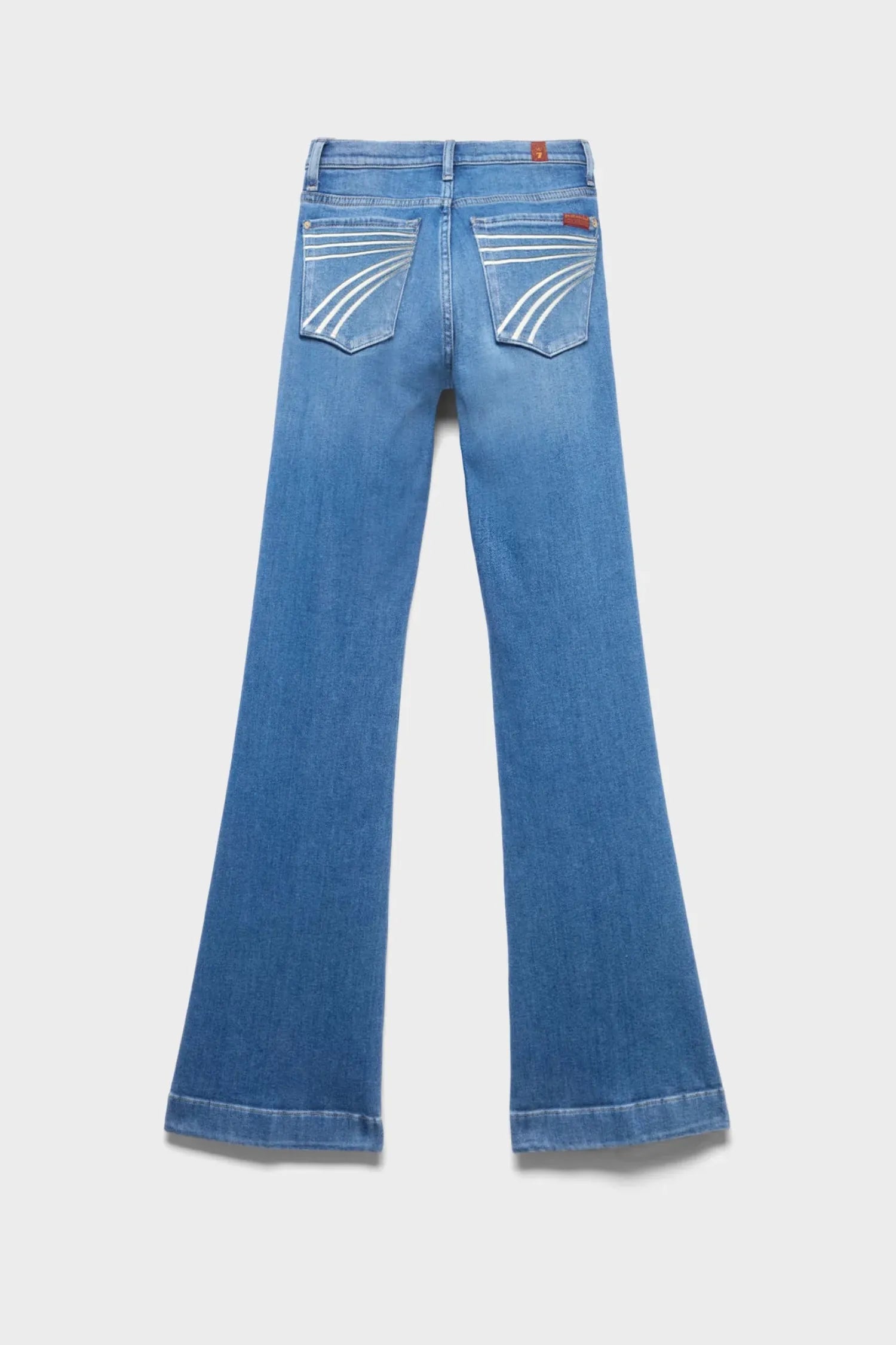 7FAMK Womens Jeans 23x34 / Marine 7 For All Man Kind Jeans Womens Mid Rise Dojo