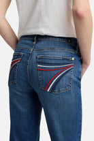 7FAMK Womens Jeans 24x34 / Royalty 7 For All ManKind Jeans Womens Dojo Mid Rise Trouser