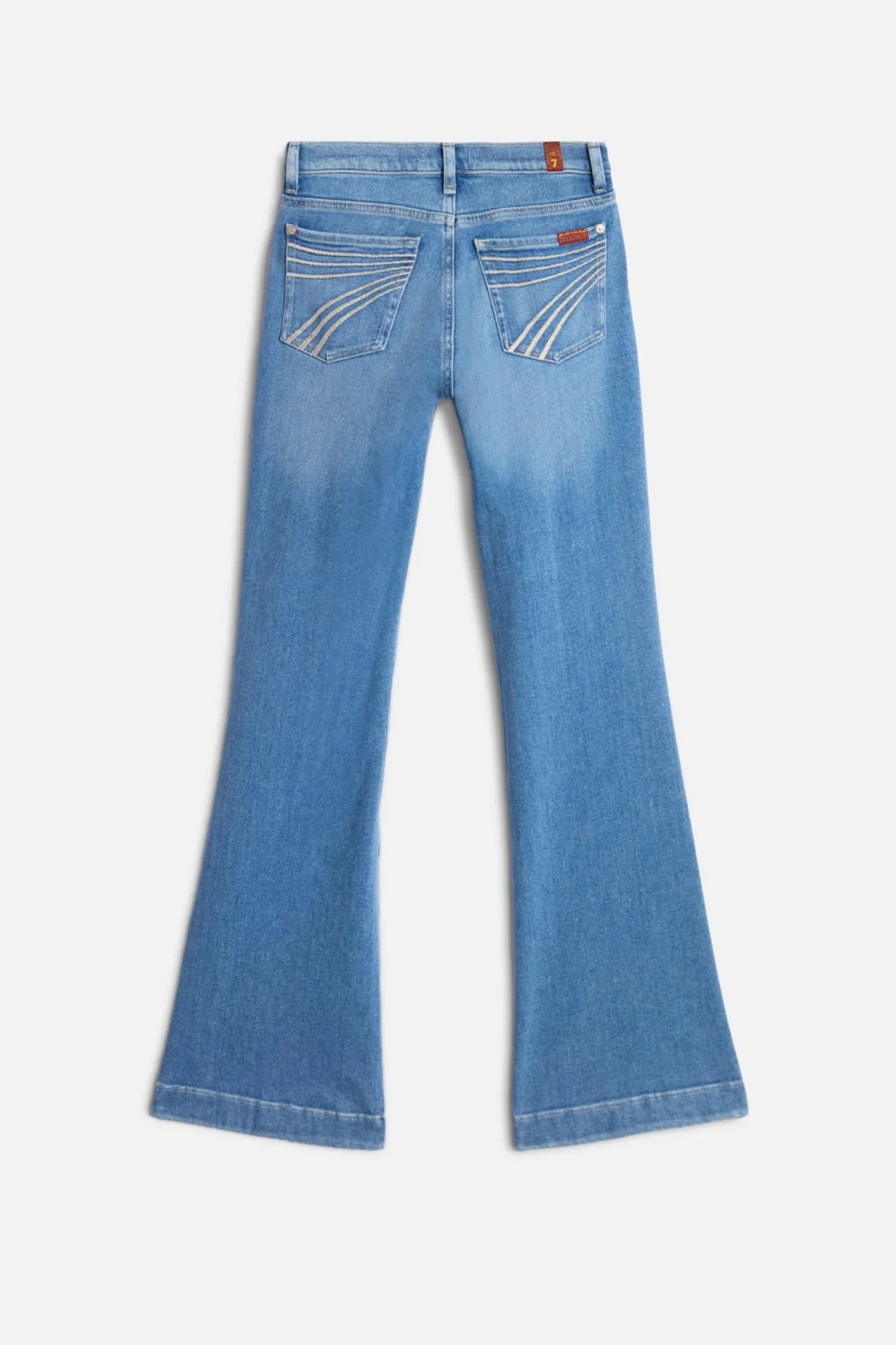 7FAMK Womens Jeans 7 For All Man Kind Jeans Womens Bluehaven Mid Rise