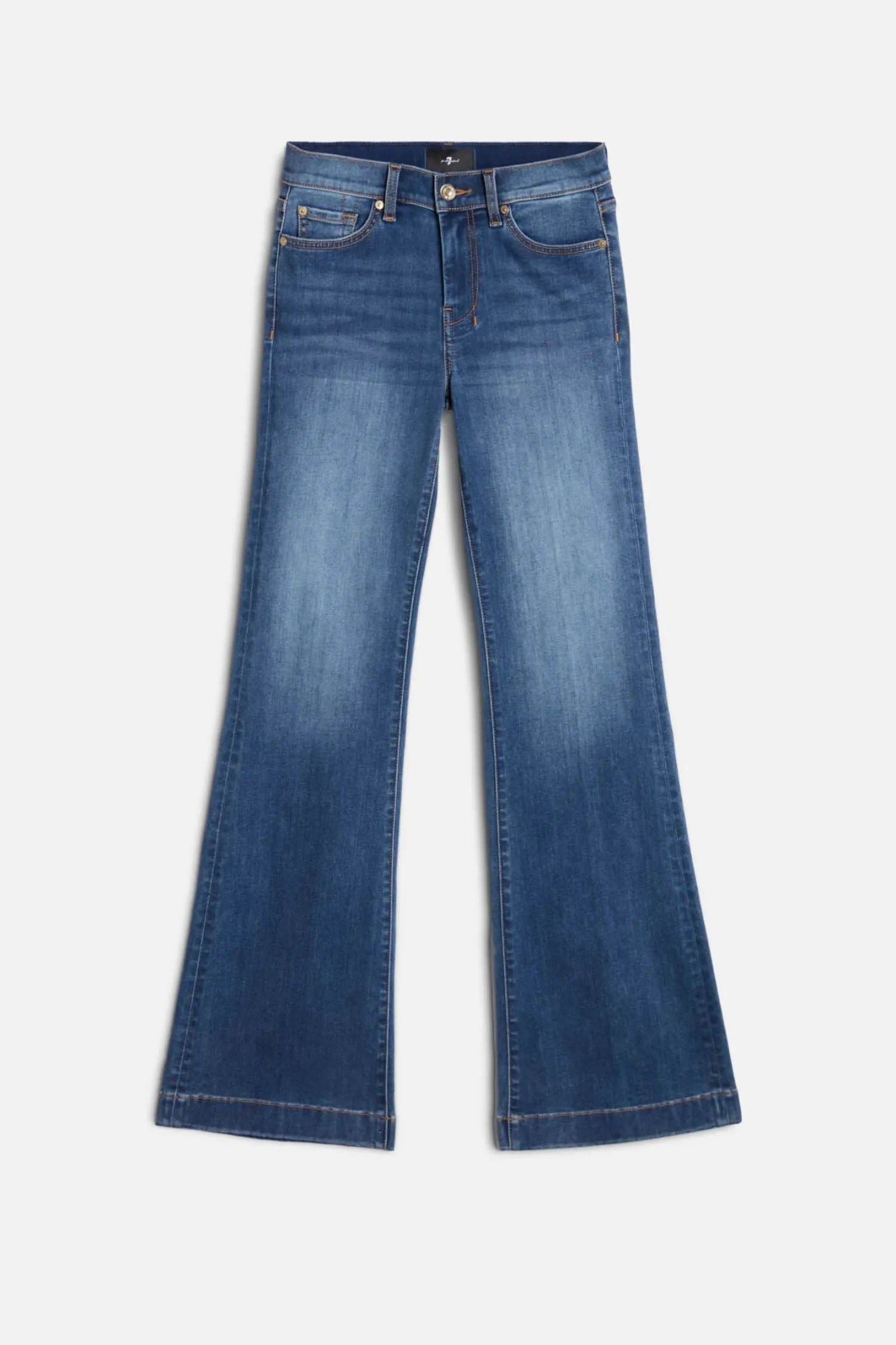 7FAMK Womens Jeans 7 For All Man Kind Jeans Womens Gale Mid Rise