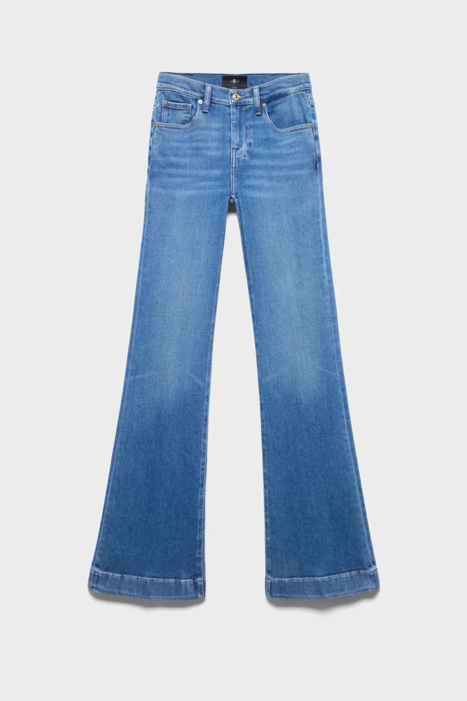 7FAMK Womens Jeans 7 For All Man Kind Jeans Womens Mid Rise Dojo