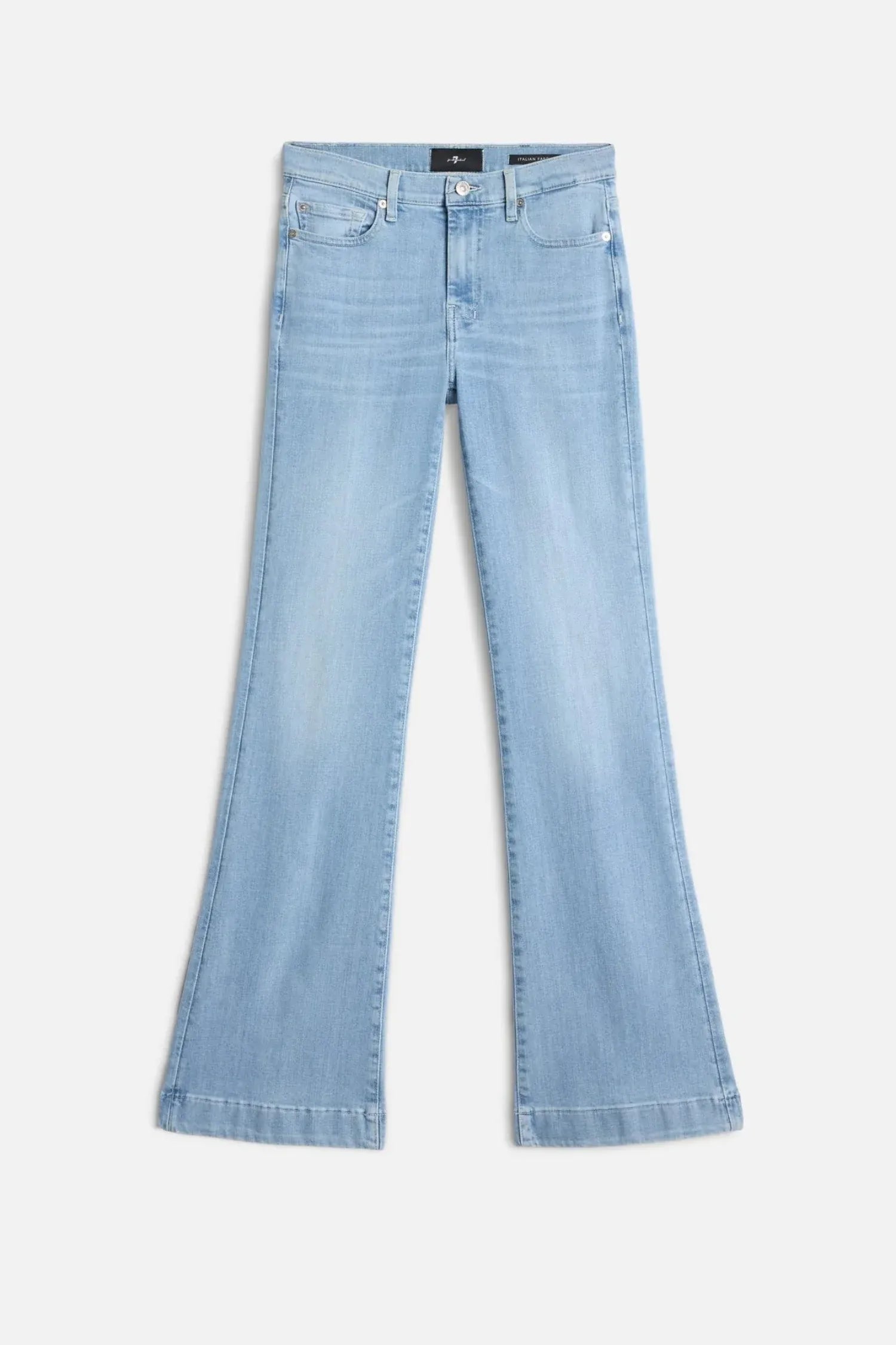 7FAMK Womens Jeans 7 For All Man Kind Jeans Womens Mid Rise Dojo Indigo Bloom