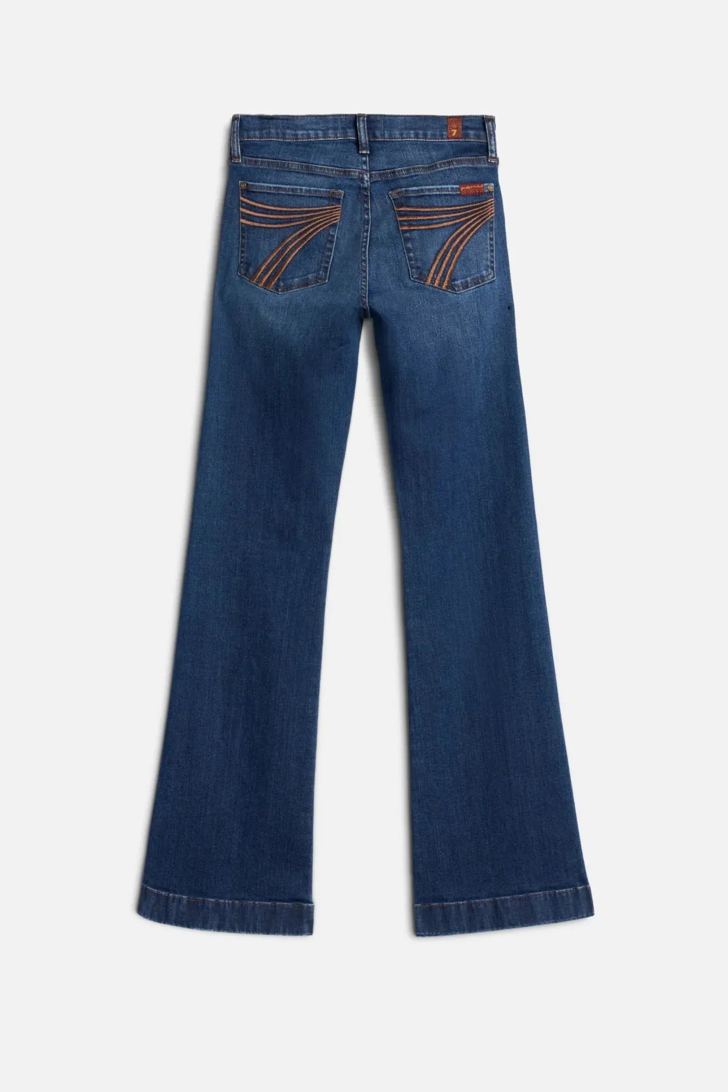 7FAMK Womens Jeans 7 For All Man Kind Jeans Womens Mid Rise Dojo Loom