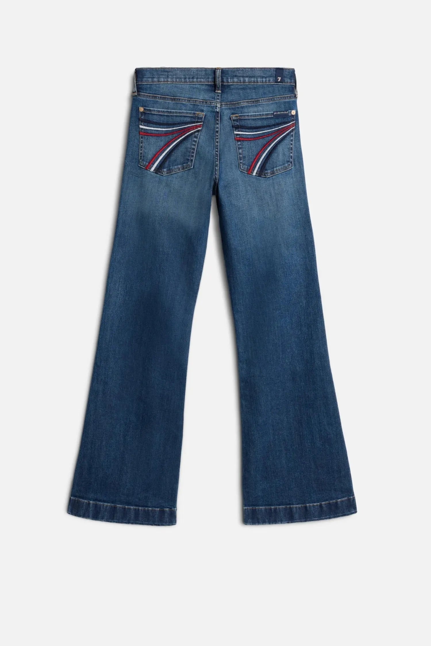 7FAMK Womens Jeans 7 For All ManKind Jeans Womens Dojo Mid Rise Trouser