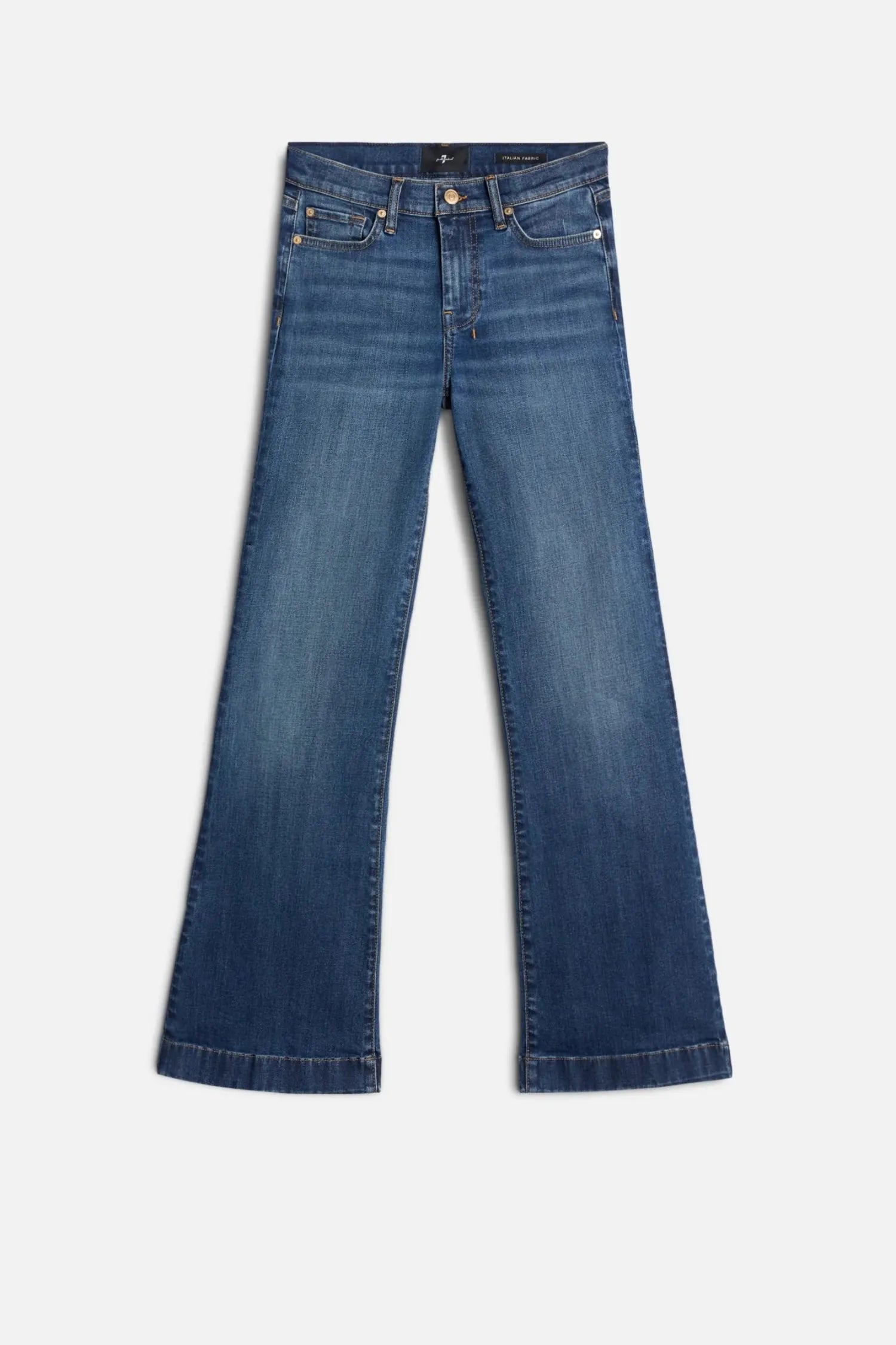 7FAMK Womens Jeans 7 For All ManKind Jeans Womens Dojo Mid Rise Trouser