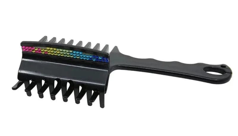 Academy Grooming Rainbow Academy Rainbow Crystal Braiding Comb
