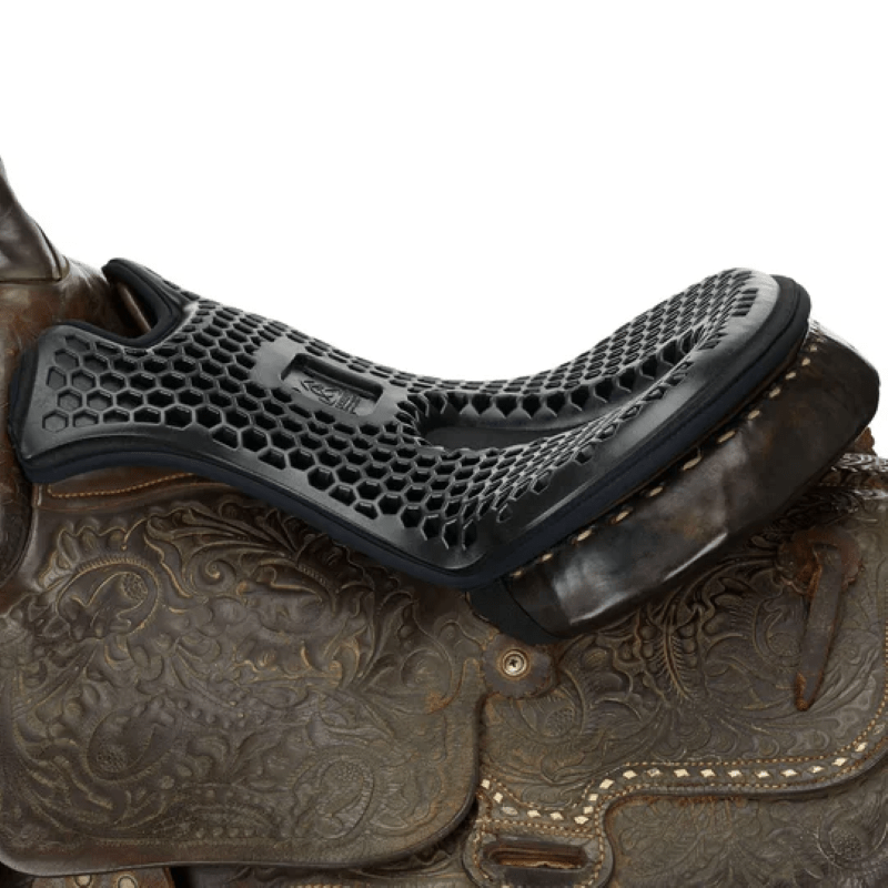 Acavallo Saddle Accessories Black Acavallo Seat Saver OrthoCoccyx Western Gel (ACA547-900000)