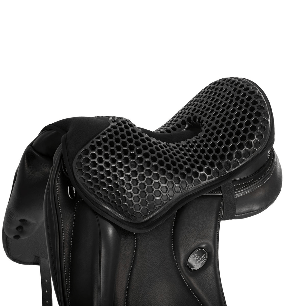 Acavallo Saddle Accessories Large / Black Acavallo Ortho-Pubis Seat Saver Dressage (ACA535)