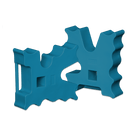 Ag Boss Arena Teal Cavaletti Blocks