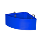 Ag Boss Stable - Tack Room Accessories 45L / Blue Hanging Corner Feeder (LOCAL PICK UP ONLY)