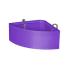 Ag Boss Stable - Tack Room Accessories 45L / Purple Hanging Corner Feeder (LOCAL PICK UP ONLY)