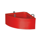 Ag Boss Stable - Tack Room Accessories 45L / Red Hanging Corner Feeder (LOCAL PICK UP ONLY)