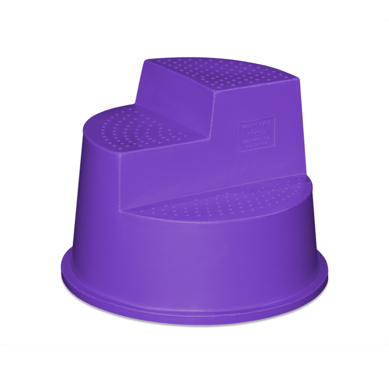 AGBOSS Stable & Tack Room Accessories Purple Mount Ease Mounting Block (LOCAL PICK UP ONLY)