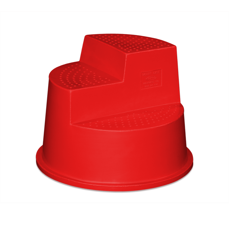 AGBOSS Stable & Tack Room Accessories Red Mount Ease Mounting Block (LOCAL PICK UP ONLY)