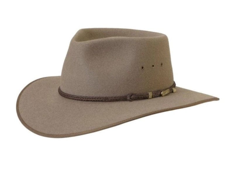 Akubra Hats 59cm / Bran Akubra Cattleman Bran