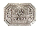 Ariat Belt Accessories Ariat Belt Buckle Rectangular Floral Symbol