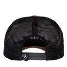 Ariat Caps Black/Khaki Ariat Cap Trucker Bull Horn