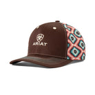 Ariat Caps Brown Ariat Cap Womens Aztec Fabric