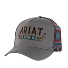 Ariat Caps Grey Ariat Cap Trucker Longhorn