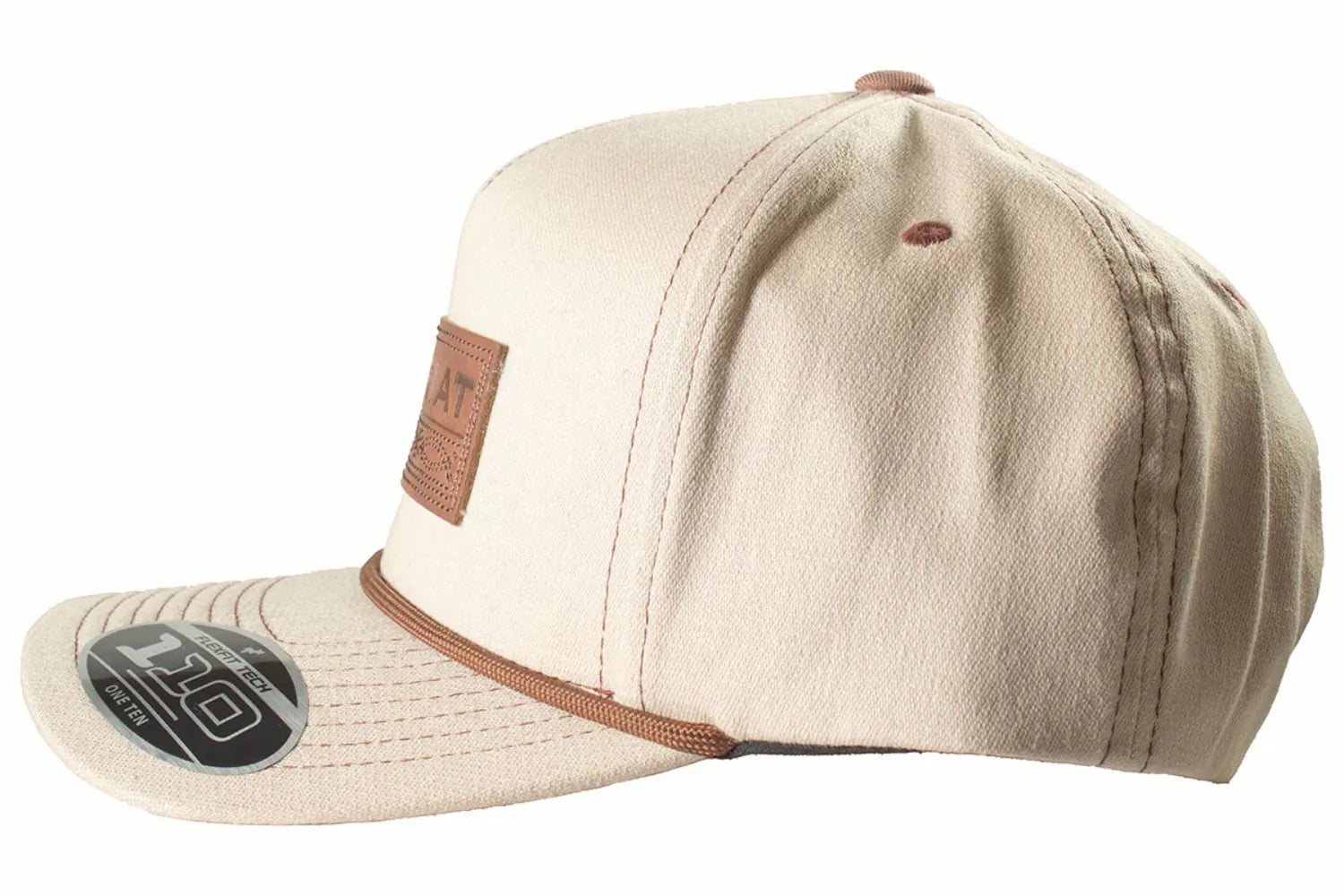 Ariat Caps Khaki Ariat Cap Mens Patch Fabric Snapback