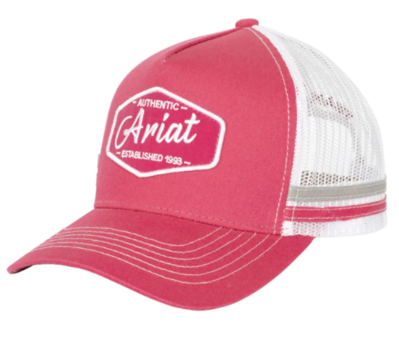 Ariat Caps Raspberry Ariat Cap Trucker EST Patch