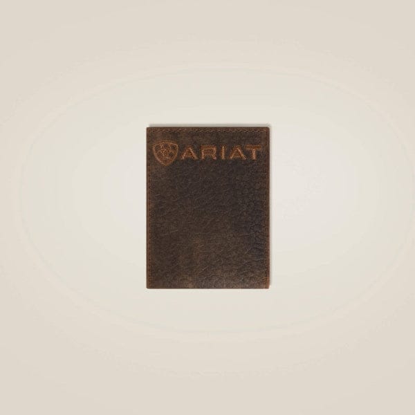 Ariat Handbags - Wallets Brown Ariat Wallet Bi Fold Bullhide Emblem